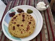 A picture of chana dal aata