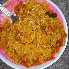 A picture of Masala maggi.