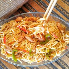 A picture of Chicken Spaghetti.