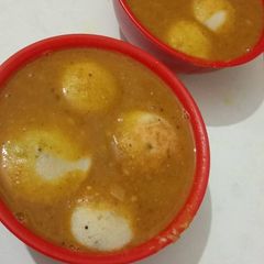 A picture of Sambar Idli.