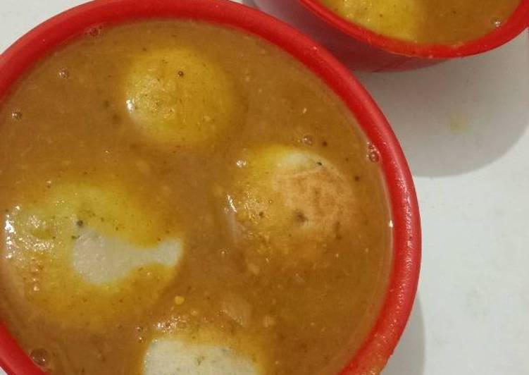 Recipe of Delicious Sambar Idli