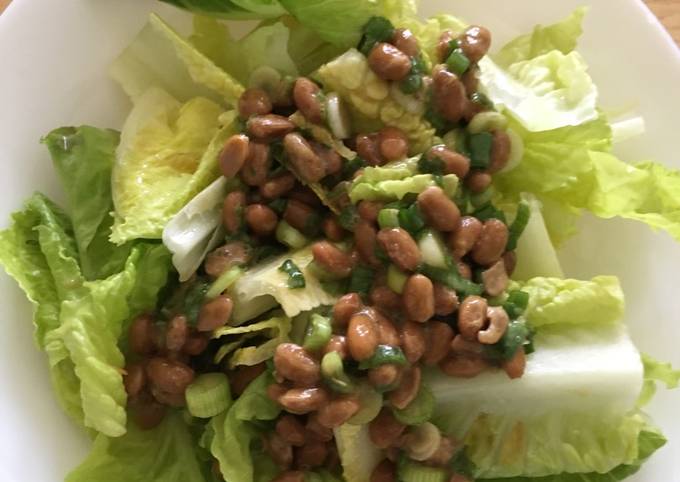 Natto salad