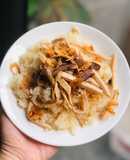 Xôi gà nấm hương