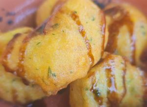 Una foto de Buñuelos de bacalao
