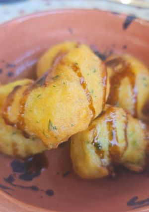 Una foto de Buñuelos de bacalao