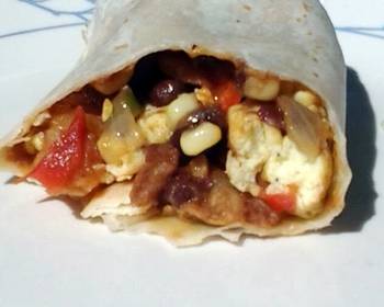 Ready to Serve the best vegetarian breakfast burrito youll ever taste Delicious Simple