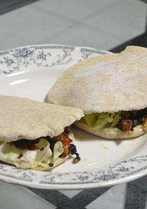 A picture of Chicken Shawarma.