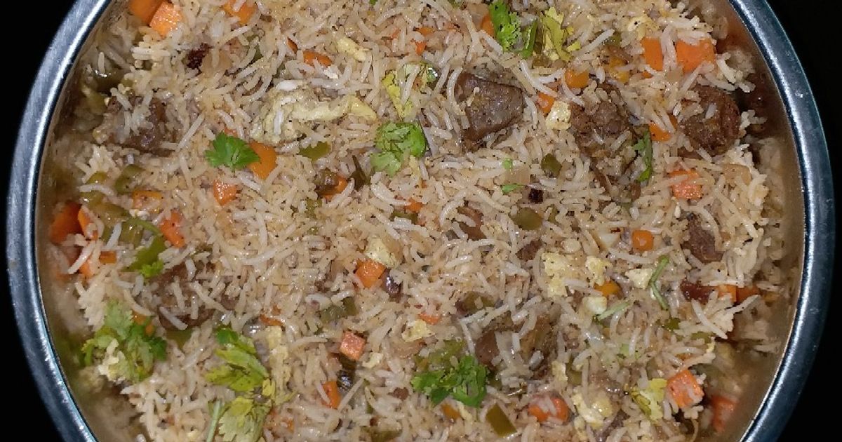 Mumble Fried Rice Mutton Fried Rice Recipe by Julia Amar - Cookpad