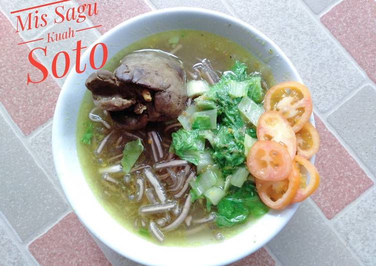 Resep Mie Sagu Kuah Soto🍜 Oleh Rahayu Septiyani Cookpad