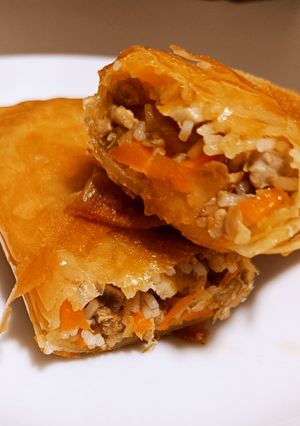 Una foto de Rollitos chinos