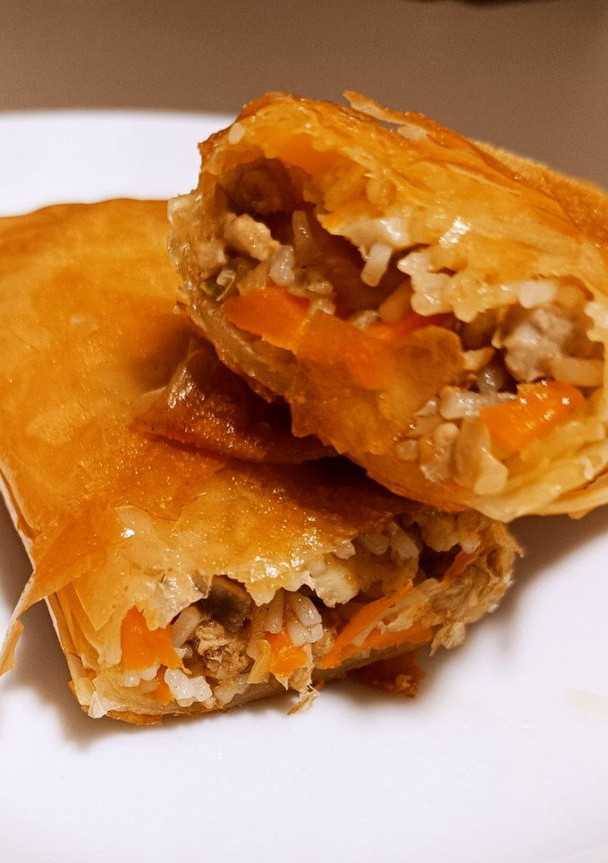 Una foto de Rollitos chinos
