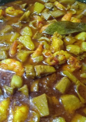 এঁচোড় চিংড়ি (echor chingri recipe in Bengali) রেসিপির প্রধান ছবি
