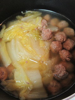 白菜牛肉丸湯 的食譜成品照片