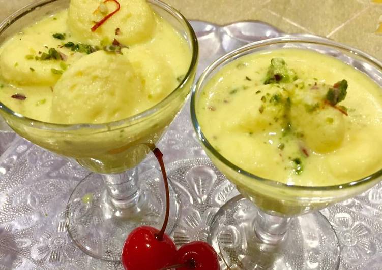 Recipe of Award-winning Falhari rasmalai