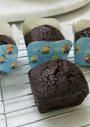简易巧克力杯子蛋糕 的食譜成品照片