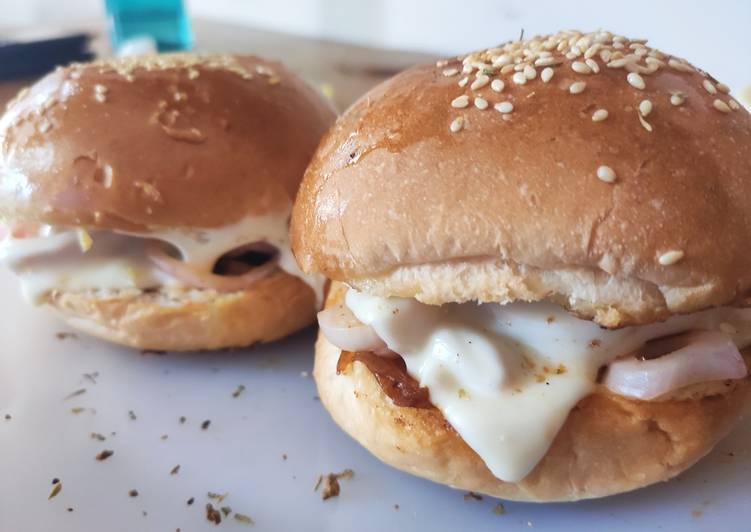 Recipe of Favorite Mushroom Cheese Burger