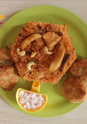 A picture of Bukhari Pulao.