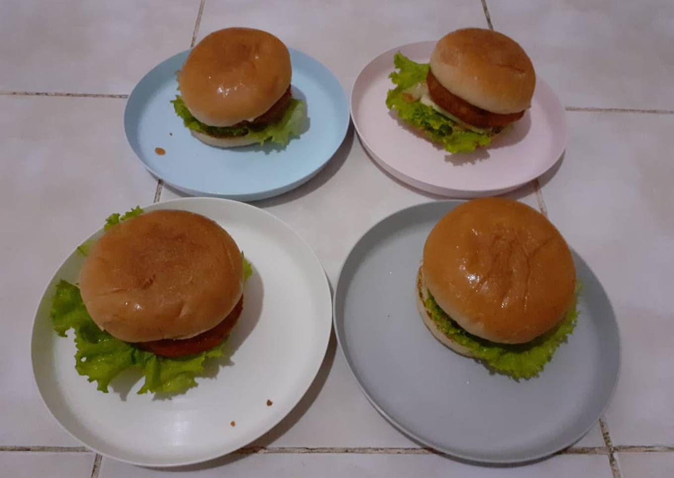 Burger crispy ala makchi