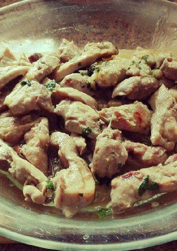Una foto de Mini pinchos de pollo