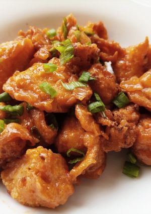 A picture of Honey Garlic Cauliflower.