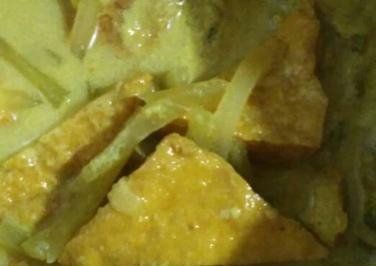 Sayur talasiam (tahu-labu siam)