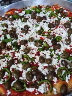 صورة لوصفة بيتزا 🍕 سريعة