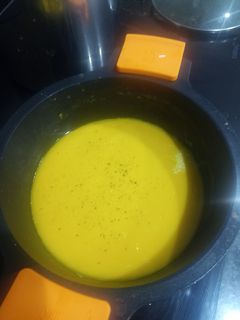 Una foto de Crema de calabaza