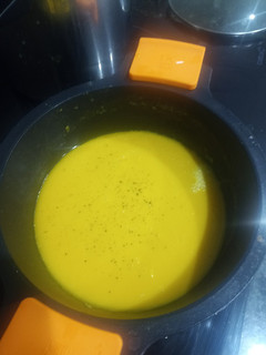 Una foto de Crema de calabaza