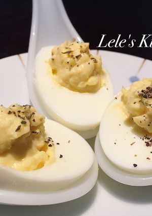 【Party開胃菜】Deviled Eggs魔鬼蛋 的食譜成品照片