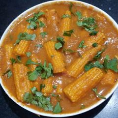 A picture of Baby Corn Massala.