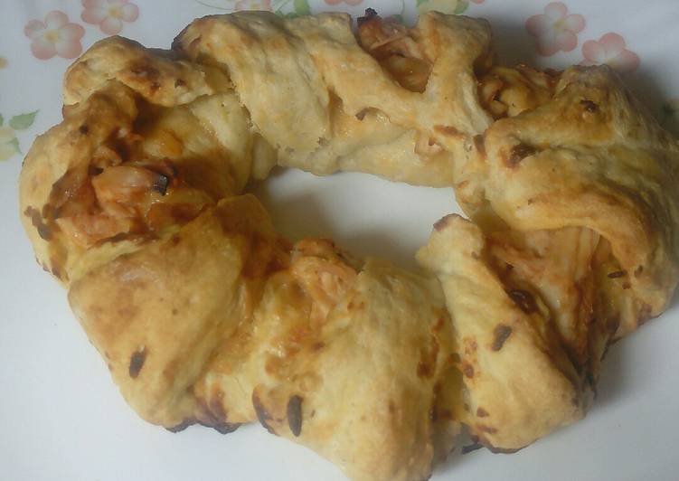 How to Make Favorite Chicken stuffed pizza roll #chicken contest