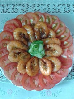 Hình của món Tôm Rang Me.