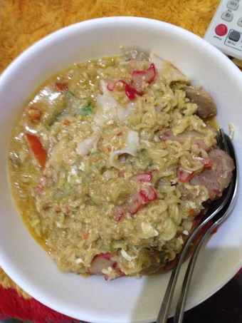 Cara Mudah Membikin Resep Seblak supermi ayam bawang super pedas yang Lezat Sekali Anti Ribet, Uenak Banget