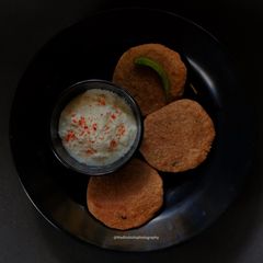 Kuttu Ata ki Aloo Kachori A picture of Kuttu Ata ki Aloo Kachori.