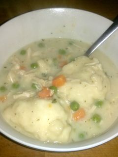 A picture of 30 minute Chicken and Dumplings.