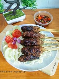 Foto resep Sate buntel daging sapi khas Solo (ala rumahan)