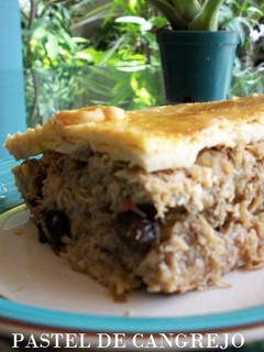 Una foto de Pastel de cangrejo