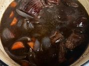 Una foto de sobrecostilla a la olla