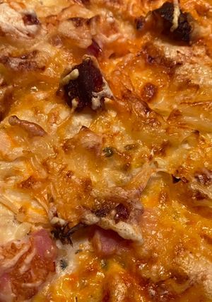 IR-barát túrópizza recept fotója