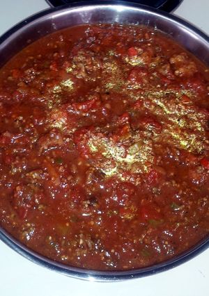 A picture of Nicole's Spaghetti Sauce.