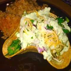 A picture of Chicken Enchilada Taco Bowl.