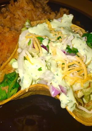 A picture of Chicken Enchilada Taco Bowl.