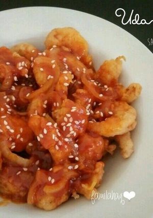 Foto resep Udang Crispy Saus Mentega Asam Manis