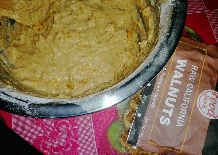 Easiest Way to Prepare Recipe of Banana Walnuts Muffins