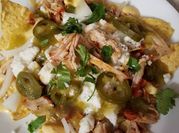 A picture of pulled pork nachos