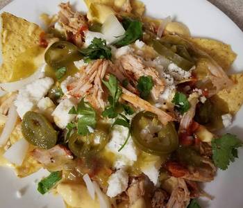 Popular Cuisine BBQ Pulled Pork Nachos Home Style