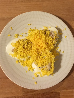 Una foto de Huevos "mimosa"
