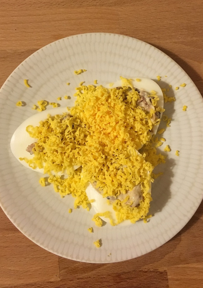 Una foto de Huevos "mimosa"