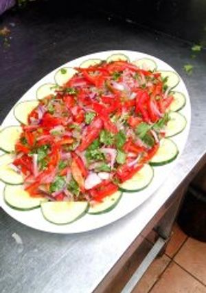 A picture of Kachumbari.