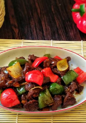 Foto resep Sapi Lada Hitam Paprika